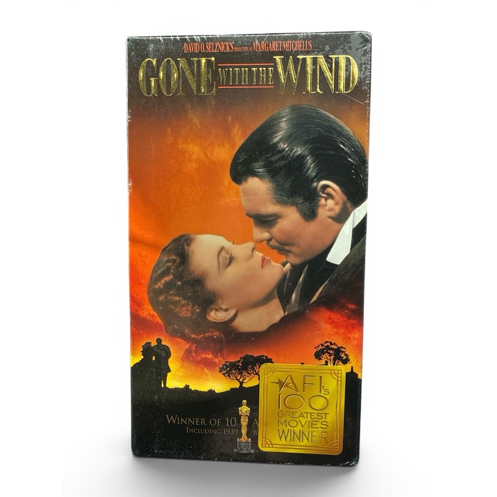 Gone with the Wind VHS 1939 Movie 1999 Warner Home Video 2 Tape Set 65009 New